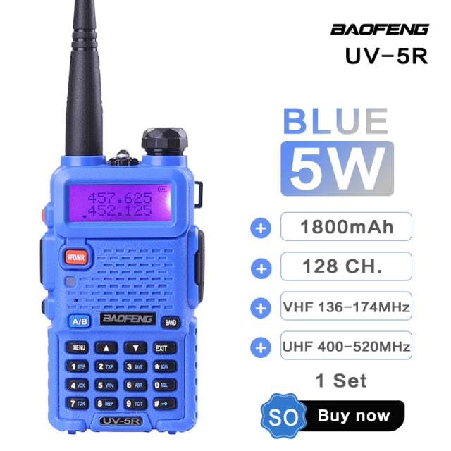 BaoFeng UV 5R Walkie Talkie Radiosender Comunicador UV-5R HAM Transceiver Dual-Band Intercom Handheld Talkie Walkie UV82