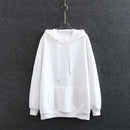 Tangada Women couple sweatshirt fleece 100% cotton amygreen oversized hood hoodies sweatshirts plus size SD60