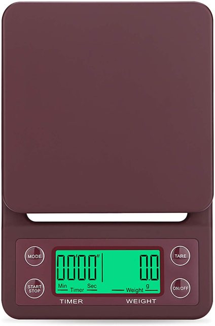 3kg 0.1g 5kg 0.1g Coffee Weighing 0.1g Drip Coffee Scale with Timer Digital Kitchen Scale High Precision LCD Scales