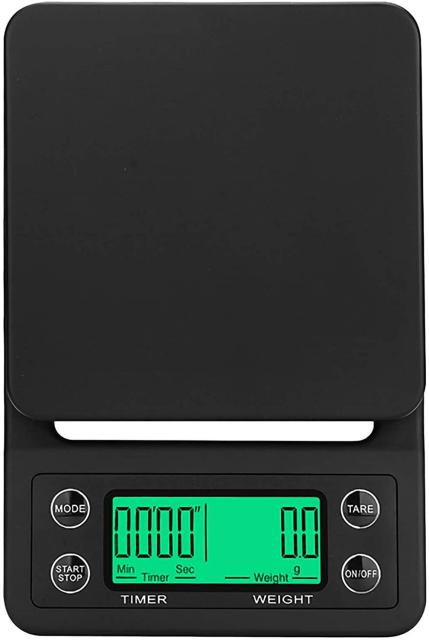 3kg 0.1g 5kg 0.1g Coffee Weighing 0.1g Drip Coffee Scale with Timer Digital Kitchen Scale High Precision LCD Scales