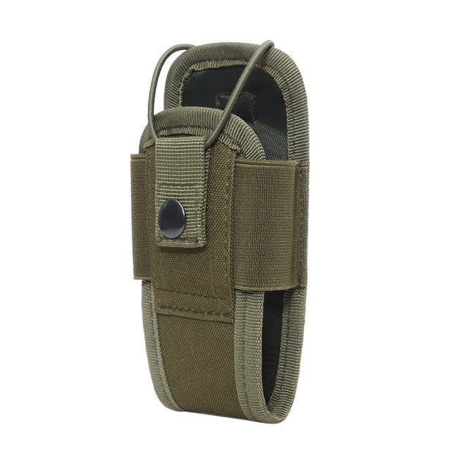 1000D táctico Molle Radio Walkie Talkie bolsa cintura bolsa soporte bolsillo portátil interfono funda bolsa de transporte para caza Camping