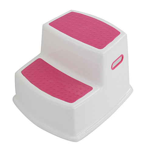 2 Step Stool for Kids Toddler Stool for Toilet Potty Training Slip Bathroom Kitchen Children Step Stool Children Furniture DTT88