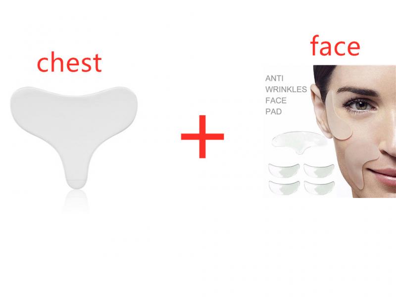 Face Neck Chest Anti Wrinkle Eye Face Pad Reusable Face Lifting Silicone Overnight Invisible Remove Lines Chest Not Stick