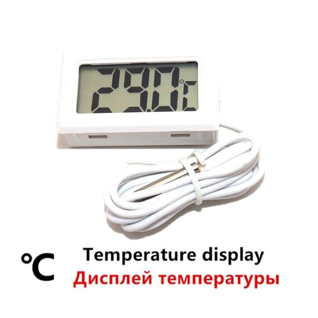 Mini termómetro digital LCD Interior Conveniente Sensor de temperatura Medidor de humedad Medidor de higrómetro