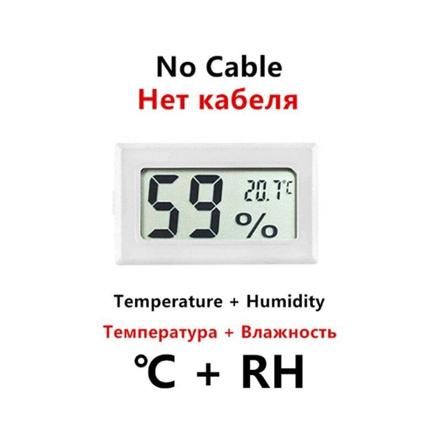 Mini-Digital-LCD-Thermometer für den Innenbereich, praktischer Temperatursensor, Feuchtigkeitsmesser, Hygrometer