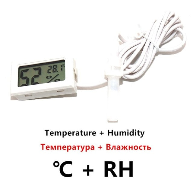 Mini-Digital-LCD-Thermometer für den Innenbereich, praktischer Temperatursensor, Feuchtigkeitsmesser, Hygrometer