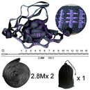 2 PCS Essential Can Hold 2000kg Out Door Camping Hiking Hammock Hanging Belt Hammock Strap Rope Accessories Load Bind Rope