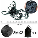 2 PCS Essential Can Hold 2000kg Out Door Camping Hiking Hammock Hanging Belt Hammock Strap Rope Accessories Load Bind Rope