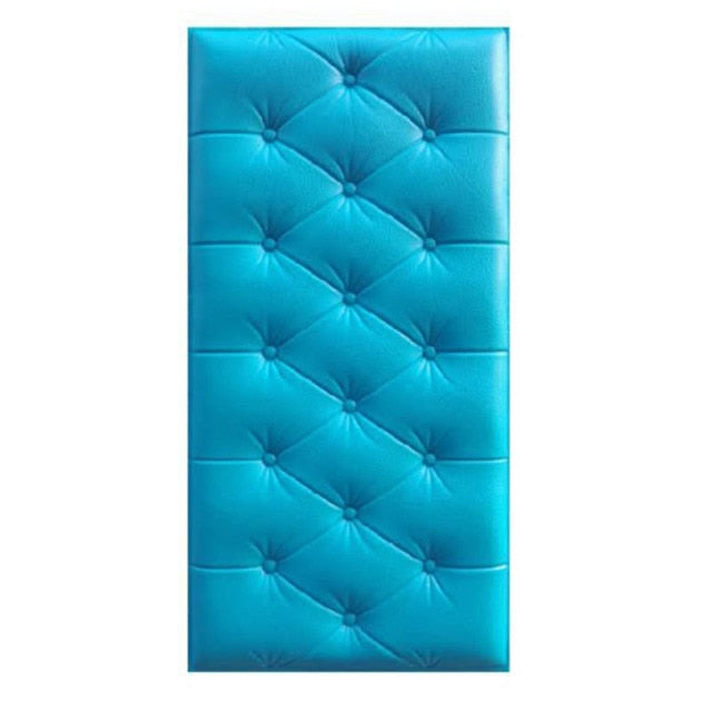 Pegatinas de pared 3D autoadhesivas, tapete de pared anticolisión de Tatami grueso, cojín suave para cama de dormitorio infantil de 4MM