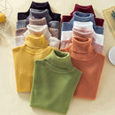 Black Turtleneck Knit Sweater Crop Top Women Long Sleeve Yellow Sweater Sexy Winter Clothes Women 2020 Long Sleeves Routine Top