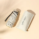 Ultra-light 50% off sunny umbrellas folding umbrellas mini pocket umbrellas creative vinyl sun protection sun umbrella pocket