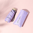 Ultra-light 50% off sunny umbrellas folding umbrellas mini pocket umbrellas creative vinyl sun protection sun umbrella pocket