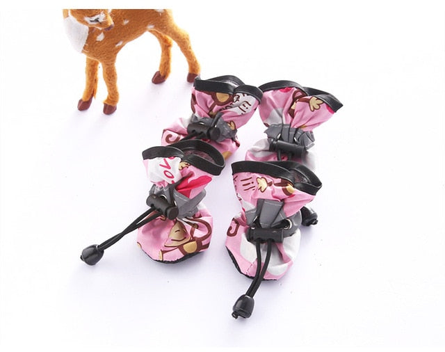Haustier-Hundeschuhe Wasserdichte Chihuahua-Anti-Rutsch-Stiefel zapatos para perro Welpenkatzensocken botas sapato para cachorro chaussure chien