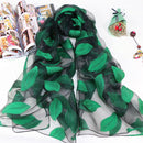 2021 Hot Sale Silk Scarf Womens Summer Breeze Lightweight Sheer Wrap And Shawls Bandana Beach Organza Gauze Lace Hollow Scarf