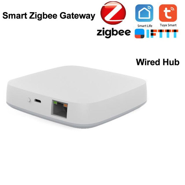 Tuya Zigbee Bridge Smart Home Zigbee Gateway Hub Remote Control Zigbee Devices Via Smart Life APP Works with Alexa Google Home