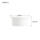 Ojal para cable de escritorio, cubierta de orificio de cable de silicona flexible, organizador de cables, junta redonda blanca