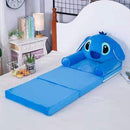 115CM Baby Kid Sofa Fashion Cartoon Crown Seat Child Chair Toddler Child Cover for Sofa Folding with Filling Material Mini Sofa