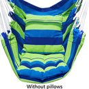 Hamaca sin almohada para acampar, muebles de exterior, cuerda colgante, hamaca, silla, columpio, hamaca colgante para jardín, silla columpio, cama de lona perezosa