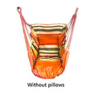 Hamaca sin almohada para acampar, muebles de exterior, cuerda colgante, hamaca, silla, columpio, hamaca colgante para jardín, silla columpio, cama de lona perezosa