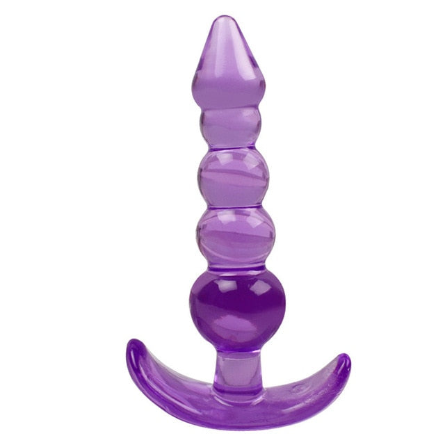 Weicher Analdildo Butt Plug Prostatamassager Erwachsene Homosexuell Phalluss Analplug Perlen G-Punkt Erotik Sexspielzeug für Männer Frauen Produkte