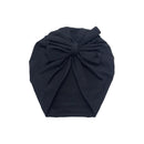 Diadema para bebé, sombrero con estampado de lazo, turbante elástico de algodón, diadema para cabeza infantil, gorro, gorro para niña, accesorios para el cabello para bebé