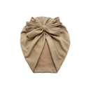 Diadema para bebé, sombrero con estampado de lazo, turbante elástico de algodón, diadema para cabeza infantil, gorro, gorro para niña, accesorios para el cabello para bebé