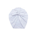 Diadema para bebé, sombrero con estampado de lazo, turbante elástico de algodón, diadema para cabeza infantil, gorro, gorro para niña, accesorios para el cabello para bebé