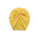 Diadema para bebé, sombrero con estampado de lazo, turbante elástico de algodón, diadema para cabeza infantil, gorro, gorro para niña, accesorios para el cabello para bebé