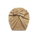 Diadema para bebé, sombrero con estampado de lazo, turbante elástico de algodón, diadema para cabeza infantil, gorro, gorro para niña, accesorios para el cabello para bebé