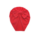 Diadema para bebé, sombrero con estampado de lazo, turbante elástico de algodón, diadema para cabeza infantil, gorro, gorro para niña, accesorios para el cabello para bebé