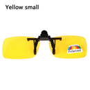 1 PC High Quality Unisex Clip-on Polarized Day Night Vision Flip-up Lens Driving Glasses UV400 Riding Sunglasses for Outside