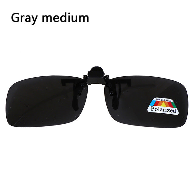 1 PC Hochwertige Unisex-Clip-On-Polarisierte Tag-Nachtsicht-Flip-Up-Linse Fahrbrille UV400-Reitsonnenbrille für den Außenbereich