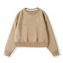 Aachoae Women Couple Hoodies Sweatshirt Fleece 100% Cotton Tracksuit Sports Sweatshirt 2020 Winter Japanese Casual Loose Jumper