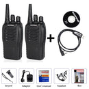 2/4PCS Original Baofeng BF-888S Walkie Talkie 5W BF 888S 6KM UHF 400-470MHZ Transmitter FM Transceiver BF888S with Earphone
