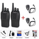 2/4PCS Original Baofeng BF-888S Walkie Talkie 5W BF 888S 6KM UHF 400-470MHZ Transmitter FM Transceiver BF888S with Earphone