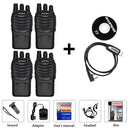 2/4PCS Original Baofeng BF-888S Walkie Talkie 5W BF 888S 6KM UHF 400-470MHZ Transmitter FM Transceiver BF888S with Earphone