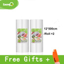 saengQ vacuum bags for food Vacuum Sealer Food Fresh Long Keeping 12+15+20+25+30cm*500cm Rolls/Lot bags for vacuum packer