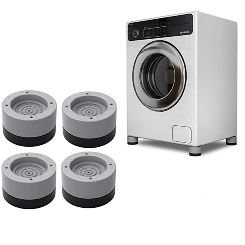 4PCS/Set Washing Machine Support Anti-slip Anti Vibration Dryer Raise Height Feet Pads Shock Noise Cancelling Machine Support