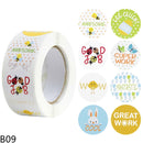 500pcs/Roll 2.5cm Thank You Stickers Seal Labels Gift Packaging Stickers Wedding Birthday Party Offer Stationery Sticker