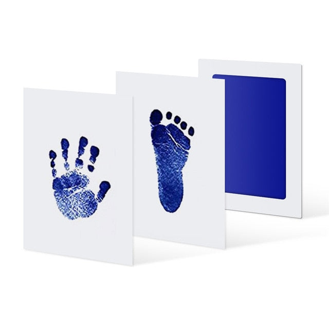 6Colors Baby Care Non-Toxic Handprint Kit Imprint Footprint Imprint Baby Souvenirs Newborn Baby Cushion Ink Footprint Infant Toy