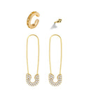 2020 New Fashion Pearl Ear Cuff Bohemia Stackable C Shaped CZ Rhinestone Small Earcuffs Clip Earrings for Women Wedding Jewelry