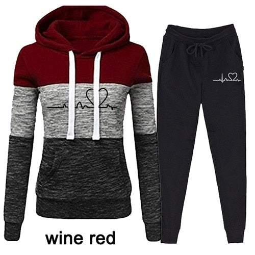 Casual Tracksuit Women Two Piece Set Suit Female Hoodies and Pants Outfits 2020 Women's Clothing Autumn Winter Sweatshirts New