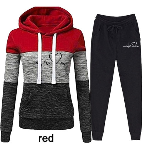 Casual Tracksuit Women Two Piece Set Suit Female Hoodies and Pants Outfits 2020 Women's Clothing Autumn Winter Sweatshirts New