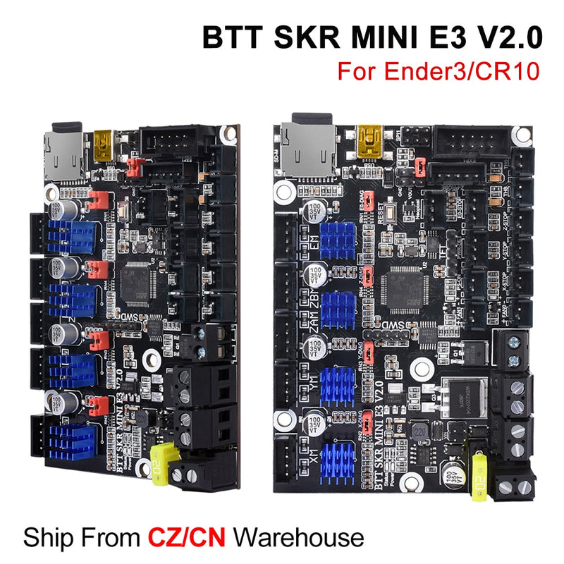 BIGTREETECH SKR MINI E3 V2 32Bit Control Board With TMC2209 UART 3D Printer Parts For Ender 3/5 Pro Upgrade BTT SKR V1.4 Turbo