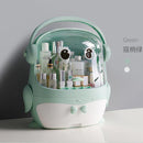 Caja de almacenamiento de cosméticos de gran capacidad a la moda, impermeable, a prueba de polvo, para baño, organizador de maquillaje de belleza, cajón de almacenamiento para el cuidado de la piel