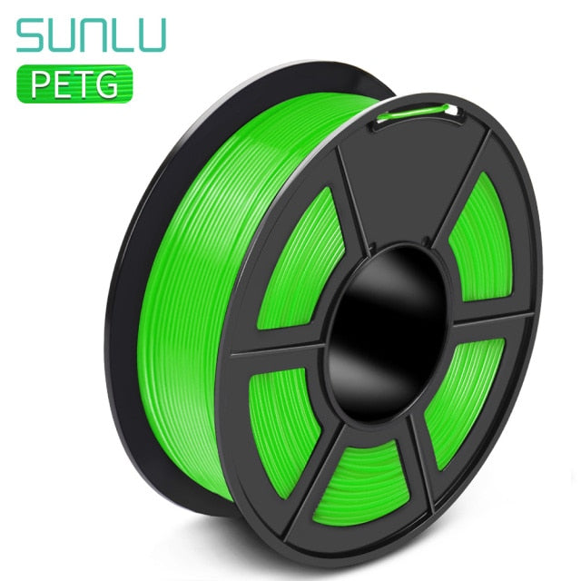 SUNLU PETG 3D Printer Filament 1.75mm Dooling Gift Material Hot Sale Black Color PETG 3D Filament Consumables 1KG/2.2LBS
