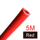 The Doorline Shield | U-Type Rubber Car Door Edge Protection Trim (5m, Red/Blue)