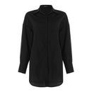 Celmia Women White Shirt 2021 Oversized Shirts Fashion Lapel Casual Solid Long Sleeve Buttons Asymmetrical Top Autumn Blusas 5XL