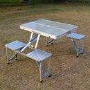 Outdoor Folding Table Chair Camping Aluminium Alloy Picnic Table Waterproof Durable Folding Table Desk For  Beach table camping