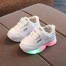 Size 21-30 Children LED Sneakers With Light Up sole Baby Led Luminous Shoes for Girls /Glowing Lighted Shoes for Kids Boys tenis